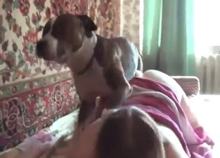 Watch a puppy enjoying an anal fuck